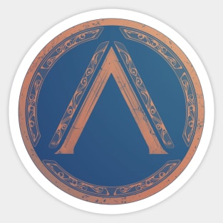 Sparta Lambda Symbol Sticker